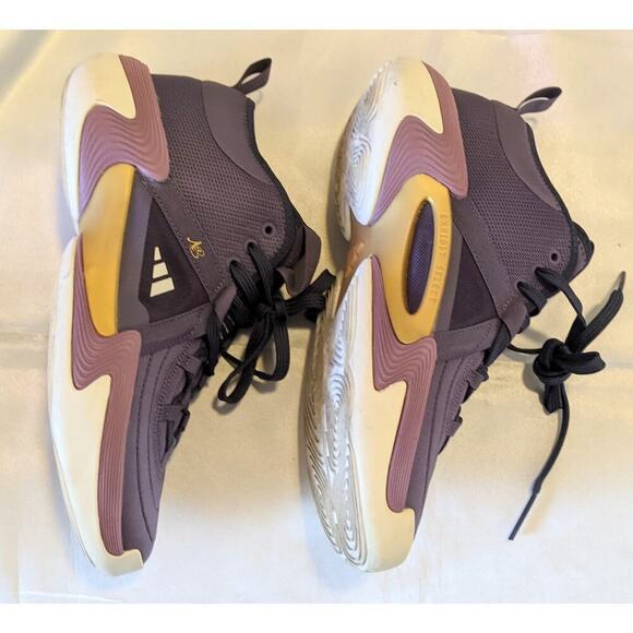 Adidas Candace Parker x Exhibit Select Mid Sneakers Shadow Violet Sz 7.5 IE9338 - Picture 8 of 10